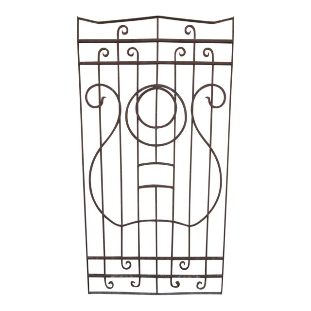 Antique Victorian Iron Door For Sale