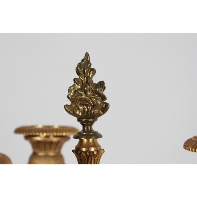 Antique 19th Century Empire Danish Floor Candelabra For Sale - Image 5 of 11