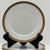 The Skinny Eight Rosenthal Bavaria bread plates with a sharp Greek key border and warm gold rim—classic European tableware...