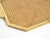 Octagonal Acrylic Glass, Wicker and Brass Serving Tray in the style of Christian Dior, Italy, 1970s For Sale - Image 14 of 18