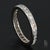Early 21st Century 14k White Gold Diamond Channel Set Eternity Wedding Band - Size 5.5 For Sale - Image 5 of 6