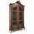 French 19th Century French Louis XV Walnut Display Armoire For Sale - Image 3 of 16