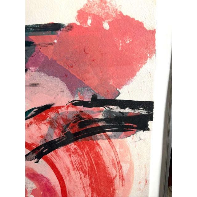 1980s David Swanson Large Watercolor Painting on Paper in Metal Frame - Signed and Dated For Sale In New York - Image 6 of 7
