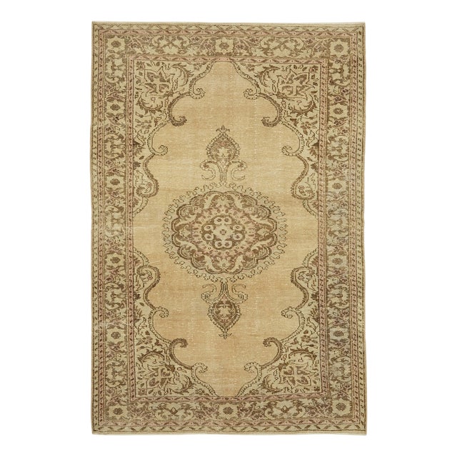 Vintage Turkish Area Rug For Sale