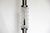 Silver Vintage Chrome and Glass Floor Lamp attributed to Richard Essig, 1970s For Sale - Image 8 of 11