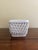 Ceramic French Country White Ceramic Woven Rope Cachepot Basket For Sale - Image 7 of 8