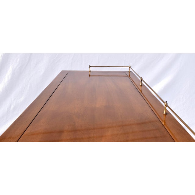 Vintage American Walnut Console Table For Sale - Image 9 of 13