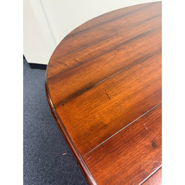 Hooker Furniture Rustic Farmhouse Painted Dining Table With 2 Leaves For Sale - Image 12 of 12