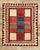 Vintage Persian Lori Checkerboard Rug - 04'01 X 04'10 For Sale - Image 9 of 9