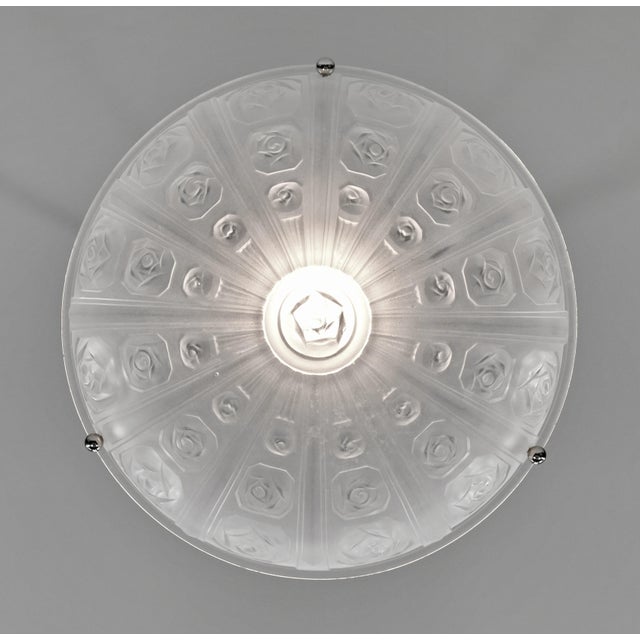 French Art Deco Pendant Light by Sevb & Gillen 1930 France - 2 Available For Sale - Image 4 of 11