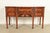 Maitland Smith Style French Regency Louis XVI Carved Mahogany and Burl Wood Sideboard Credenza For Sale - Image 14 of 14