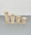 Italian Travertine Candleholder, 1970s, Set of 4 For Sale - Image 4 of 8