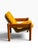 1970s Danish Modern Solid Pine Lounge Armchair | New Canvas Sling & Mustard Velvet Cushion | C. 1970s For Sale - Image 5 of 11