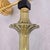 Metal 1990s Mid-Century Modern Olive Green and Beige Murano Glass Sconces - Pair For Sale - Image 7 of 9