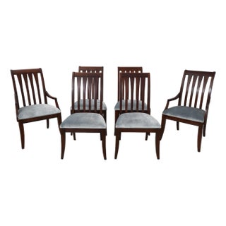 Set of 6 Ethan Allen Avenue Collection Dining Chairs For Sale