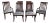 Set of 6 Ethan Allen Avenue Collection Dining Chairs For Sale