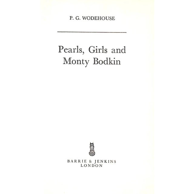 WODEHOUSE, P.G. [192] pp. Barrie & Jenkins 1972 8" x 5 1/4" Jacket illustration by Osbert Lancaster Pearls, Girls and...