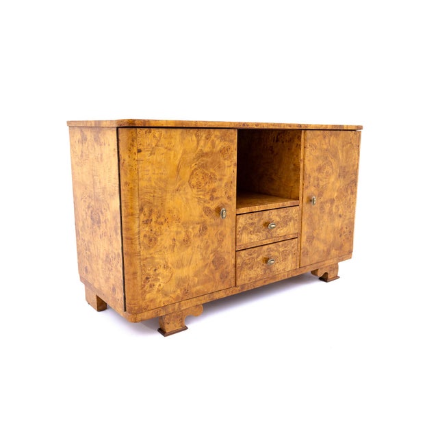 Art Deco Style Sideboard, Poland, 1950s For Sale - Image 4 of 12