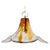 Orange Petal Pendant Lamp by Carlo Nason for Mazzega, 1970 For Sale - Image 15 of 15