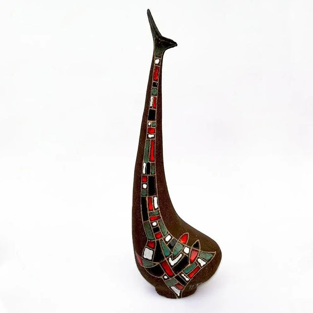 Mid-Century Italian Ceramic Sculpture by Roberto Rigon For Sale - Image 4 of 5