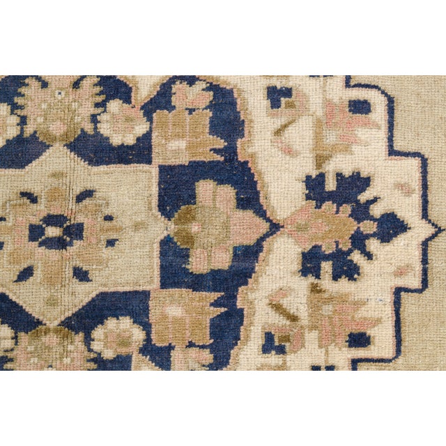Mid 20th Century Oversize Oushak Beige Rug For Sale - Image 6 of 10