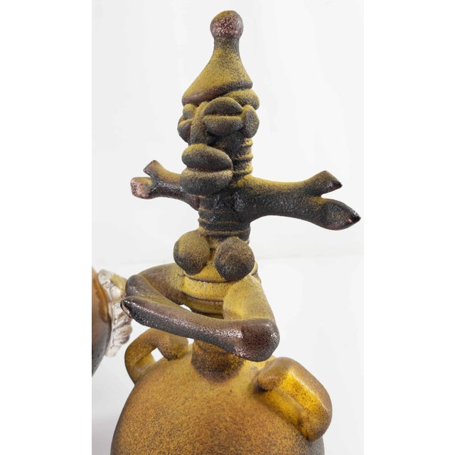 Glass Mid-Century Figurative Art Glass by Iestyn Davies For Sale - Image 7 of 13