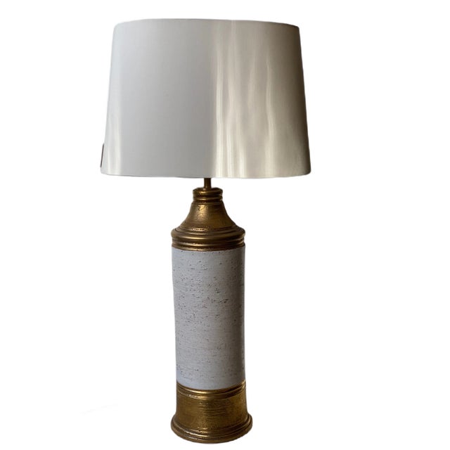 Scandinavian Modern Large Ceramic Table Lamp by Bitossi for Bergboms, 1970s For Sale