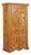Chippendale Distressed Washed Pine Bar Cabinet For Sale