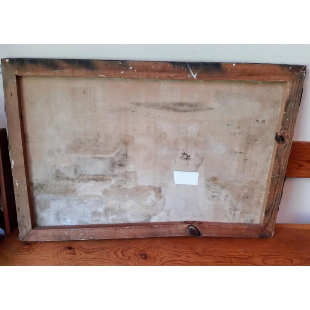 Mid Century Latino Mexico Market Painting For Sale - Image 11 of 16