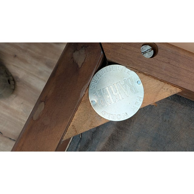 Mid 20th Century Michael Taylor for Baker Furniture New World Collection Dining Set of 7 For Sale - Image 5 of 15