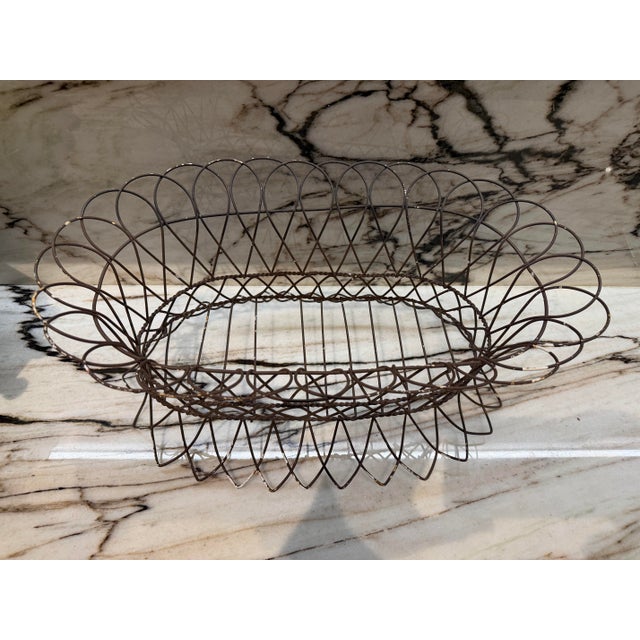 Twisted Wire French Basket For Sale - Image 4 of 8