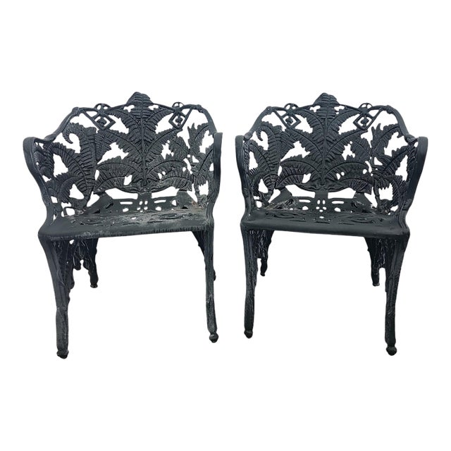 1980s The Smithsonian Institution Pair of Garden Chairs by Brown Jordan For Sale