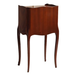 Louis XV Bedside Table with Floral Inlays, 1900s For Sale