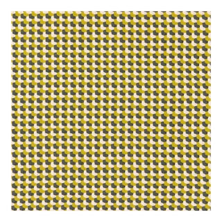 Sample - Schumacher Crosstown Weave Fabric in Citron For Sale