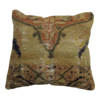 Zabihi Collection Antique Persian Mahal Rug Pillow For Sale