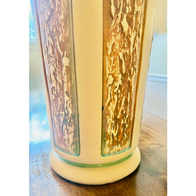 Early 20th Century Roseville Florentine Umbrella Stand For Sale - Image 5 of 12