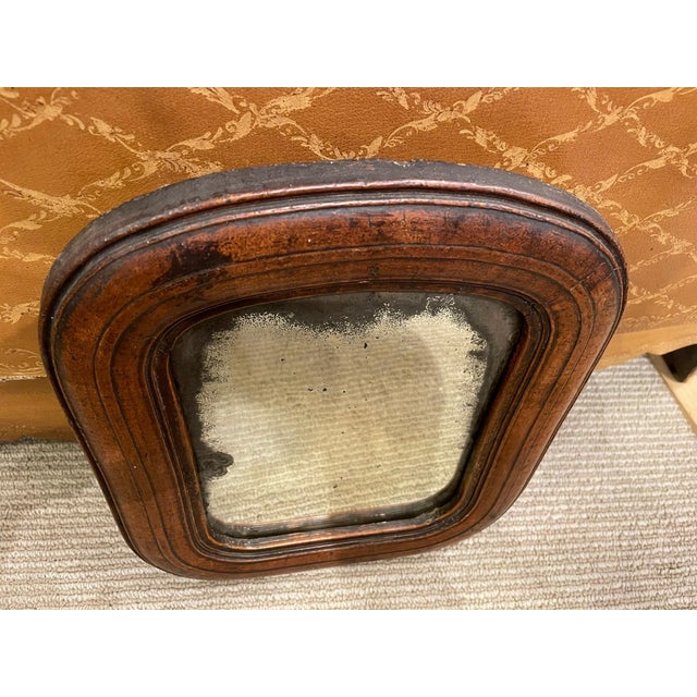 Brown 17th Century English Walnut Mirror With Original Glass, Small Scale For Sale - Image 8 of 12