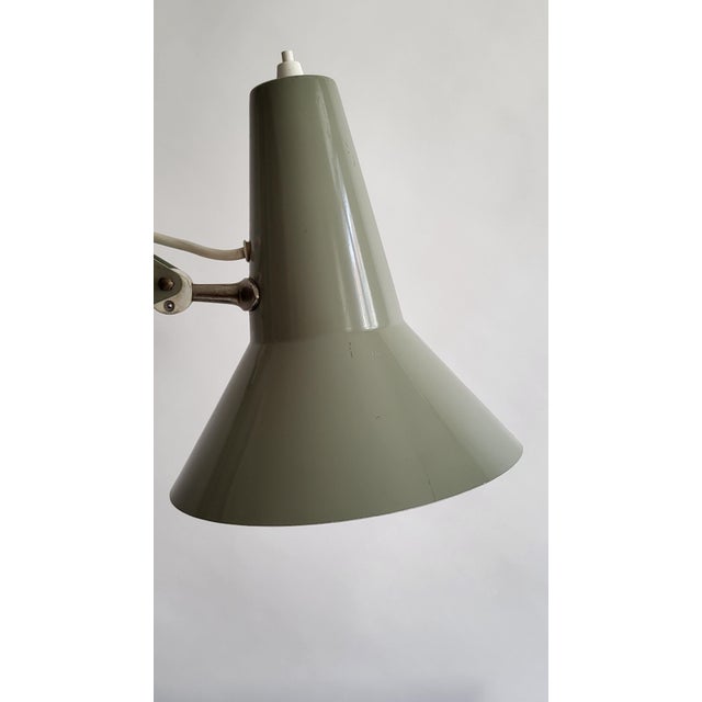 Metal Mid-Century Adjustable Architects Desk Lamp from Elux, 1950s For Sale - Image 7 of 11