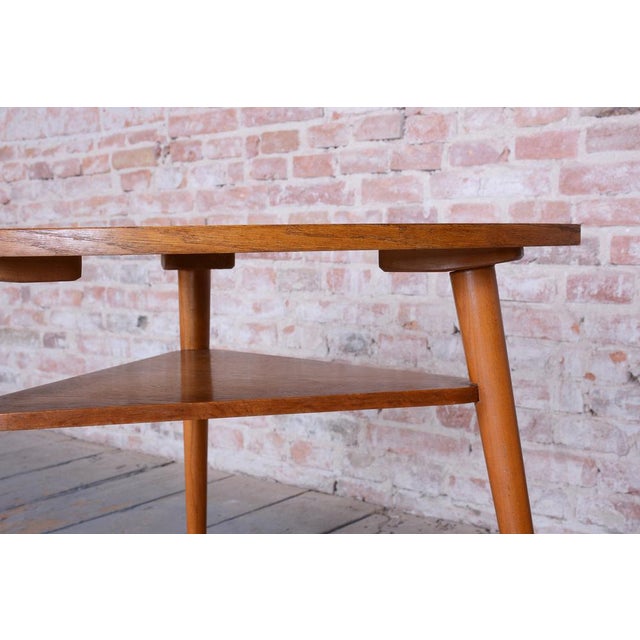 Mid-Century Modern Mid-Century Wooden Table by Český Nábytek-Np Jičín, Czech, 1950s For Sale - Image 3 of 10