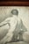 Paper Neoclassical Artist, Academic Nudes, Early 19th Century, Pencil Drawings, Framed, Set of 2 For Sale - Image 7 of 10