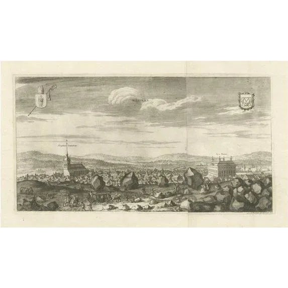 Westras A Jan Van Aveelen, Engraving from Sweden Ancient and Modern, 1701, Print For Sale - Image 9 of 9