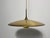 1st Edition Brass Pendant Lamp with Counterweight attributed to Florian Schulz, 1960s For Sale - Image 13 of 17