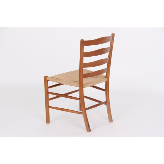 Wood Church Chairs by Kaare Klint for Fritz Hansen, 1940s, Set of 6 For Sale - Image 7 of 13