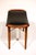 Scandinavian Stool in Teak and Leatherette For Sale - Image 4 of 8