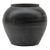Early 20th Century Vintage Black Ceramic Pottery Vase For Sale