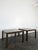 Frosted Brown Lacquered Side Tables, Set of 2, in Very Good conditions. Designed 1980 to 1989