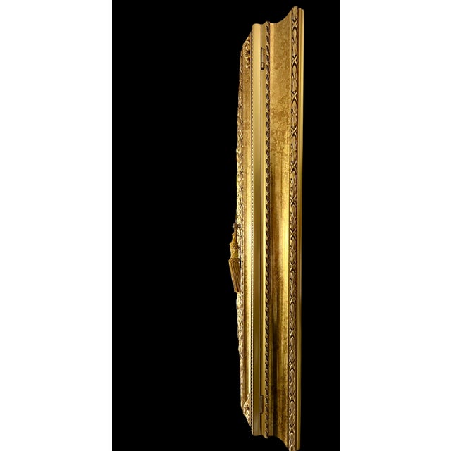 1980s Classical Italian Gold Mirrored Curio Wall Display Cabinet by Pita S R L, Milan, Italy For Sale In Tampa - Image 6 of 15