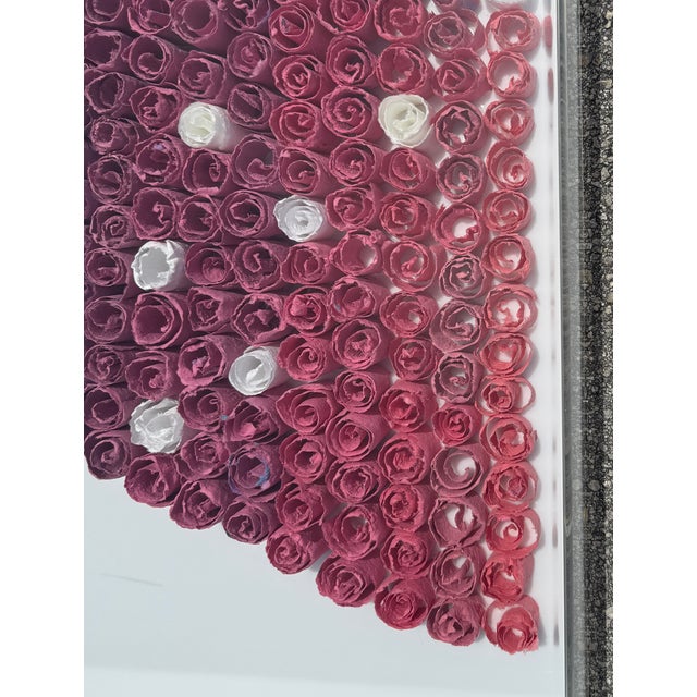 1990s Oversize 3d Mixed Media Wall Sculpture Diptych by Michele Tuegel 1992 For Sale - Image 5 of 11