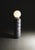 Navazi Medium Floor Lamp in Scorched Coal Ceramic and Frosted Glass by Svitanok For Sale - Image 9 of 10
