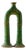 Tamegroute Green Glazed Ceramic Sculptural Vase | One of a Kind For Sale
